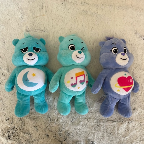 Care Bears Other - Care Bears Plush Set - Teal and Lavender